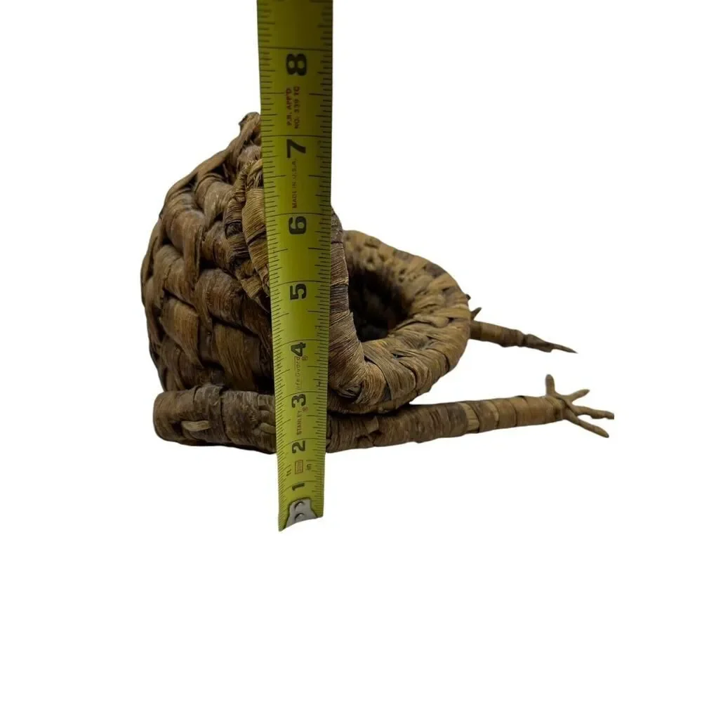 Vintage Wicker Storage Basket in the Shape of a Frog Big Mouth Wide Open‎ LARGE
